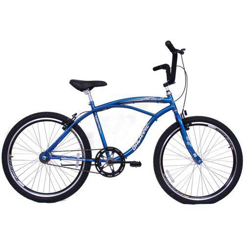 Bicicleta Masculina Aro 26 Beach Azul