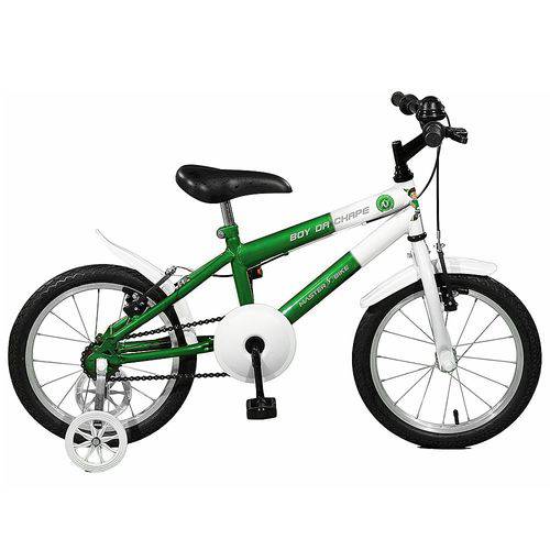 Bicicleta Masculina Infantil Aro 16 Boy da Chape Verde/branco - Master Bike