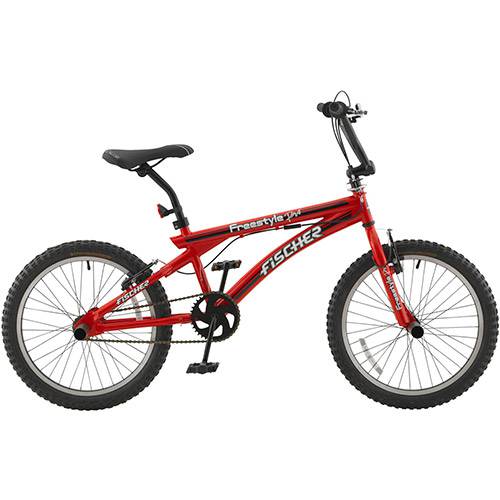 Bicicleta Masculina Infantil Fischer Freestyle Pro Aro 20 Vermelha