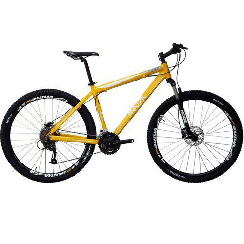 Bicicleta Mazza Bikes Fire 3.0 Aro 29 - 24v Shimano - Disco - Amarelo - 15