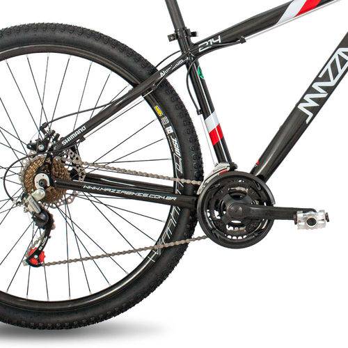 Bicicleta Mazza Bikes New Times - Aro 29 Disco - Shimano 24 Marchas - 17 - Preto