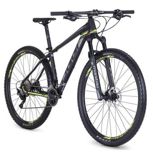 Bicicleta Oggi Big Wheel 7.4 Aro 29 22v 2018 - Preto e Verde