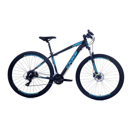 Bicicleta Oggi Hacker HDS 24 Vel Pto/azul 15.5 2019