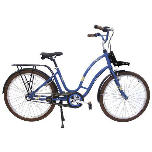 Bicicleta Retrô Vintage Anthon Alumínio Aro 26 Azul