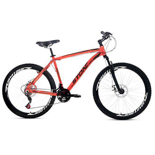 Bicicleta Stone Bike Equinox, Aro 26, Freio a Disco, 21 Velocidades, Laranja