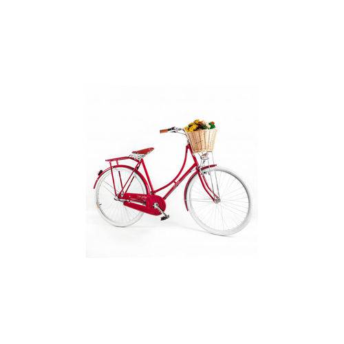 Bicicleta Vintage Retro Ísis Plus Vermelha com Marcha Nexus Shimano 3 Vel - Echo Vintage