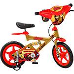 Bicicleta X-Bike Brinquedos Bandeirante Avengers Iron Man Aro 12" Dourado/Vermelho