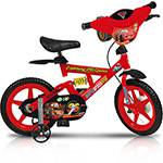 Bicicleta X-Bike Brinquedos Bandeirante Carros 2 Aro 12" Vermelha