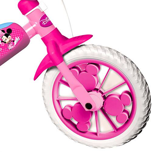 Bicicleta Yellow Minnie Bow-Tique Aro 12" Rosa Feminina Infantil