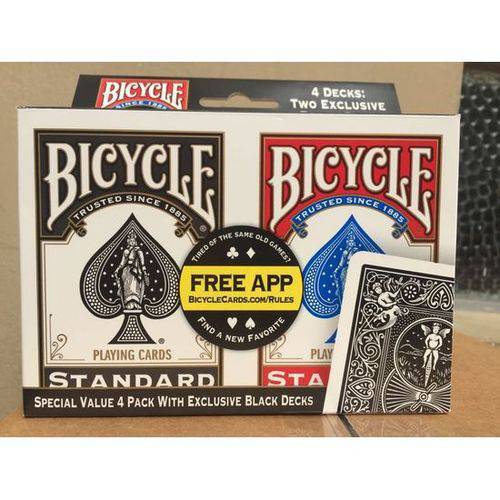 Bicycle Standard Index 4 Pack