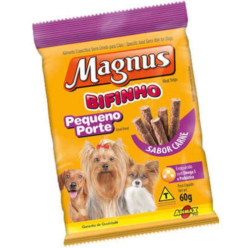 Bifinho Magnus Carne para Cães de Pequeno Porte - 60 Gr