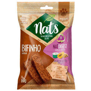 Bifinho Natural Nats NATDIGEST - Iogurte Desnatado, Mamão e Granola 60g Bifinho Natural Nats NATDIGEST - Iogurte Desnatado, Mamão e Granola 60g
