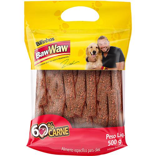 Bifinho para Cães Carne 500g - Baw Waw