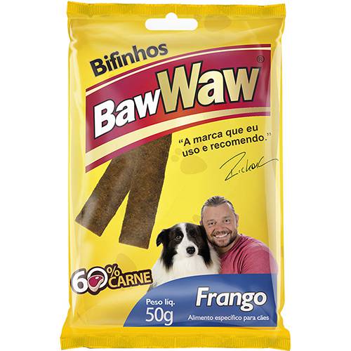 Bifinho para Cães Frango 50g - Baw Waw