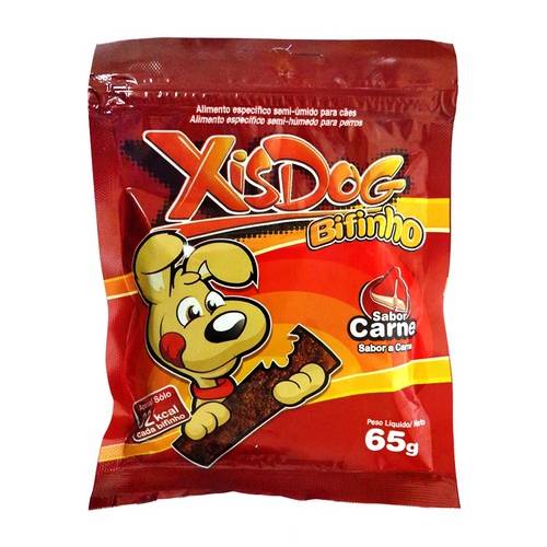 Bifinho para Cães Sabor Carne Xisdog - 65 G