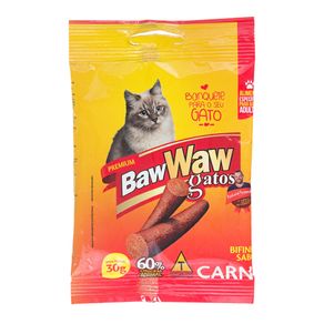 Bifinho para Gatos Sabor Carne Baw Waw 30g
