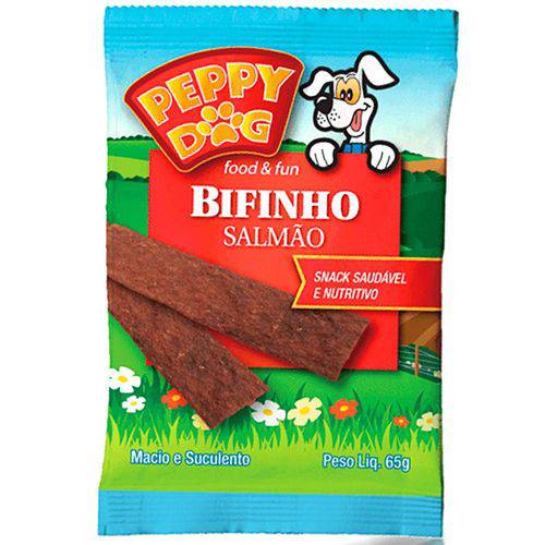 Bifinho Peppy Dog Sabor Salmão 65g