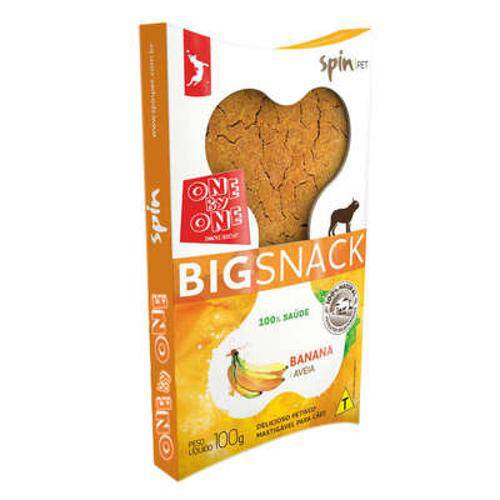 Big Snack Spin Pet Ossão Saudável Onebyone Sabor Banana - 100 G