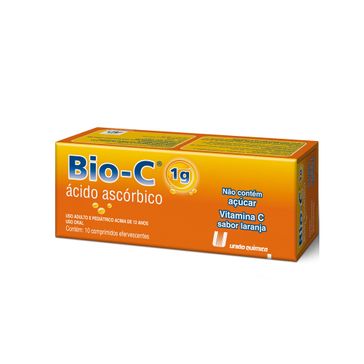 Bio C União Química 1g 10 Comprimidos Efervescente