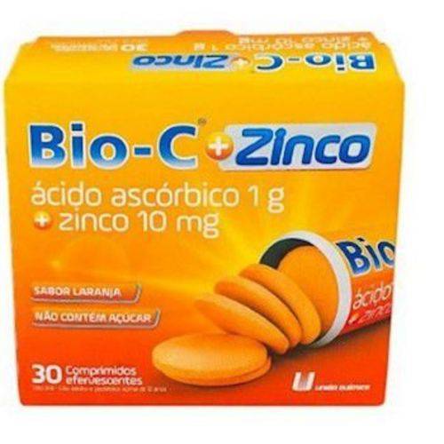 Bio-c + Zinco - 1000mg+10mg Cx 30 Comp Efv