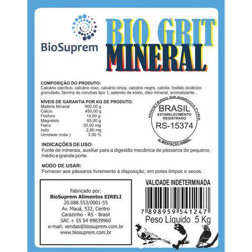 Bio Grit Mineral Biosuprem - 5 Kgs