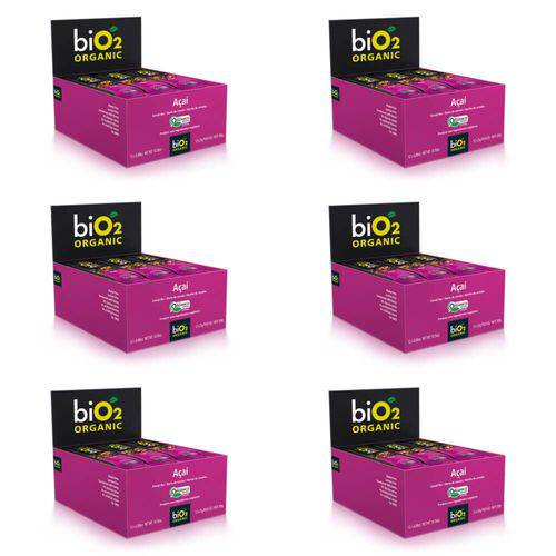 Bio2 Organic Barra Açaí 12x25g (kit C/06)