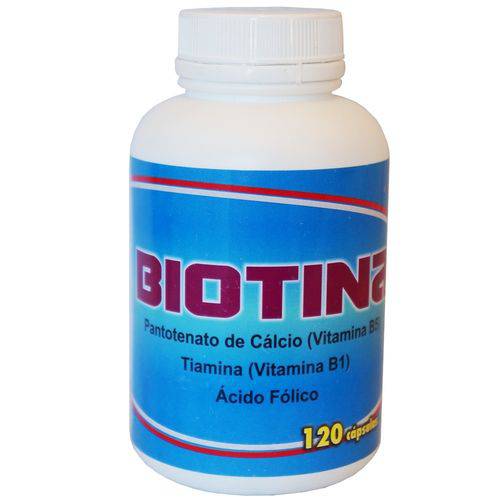 Biotina 1000mcg + Vitaminas com 120 Cápsulas
