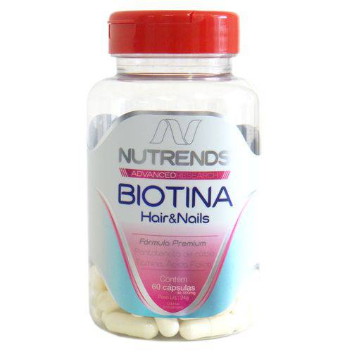 Biotina 400MG 60 Capsulas Nutrends