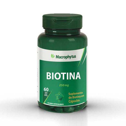 Biotina 250mg - 60 Caps - Macrophytus