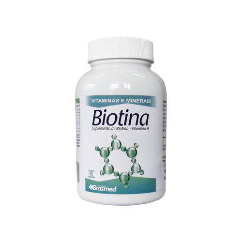Biotina Firmeza e Crescimento 30mcg 50 Cps - Brasmed