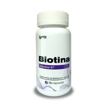 Biotina Omix 425mg com 70 Cápsulas