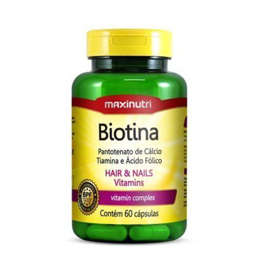 Biotina + Vitaminas 60 Cápsulas 685mg Maxinutri