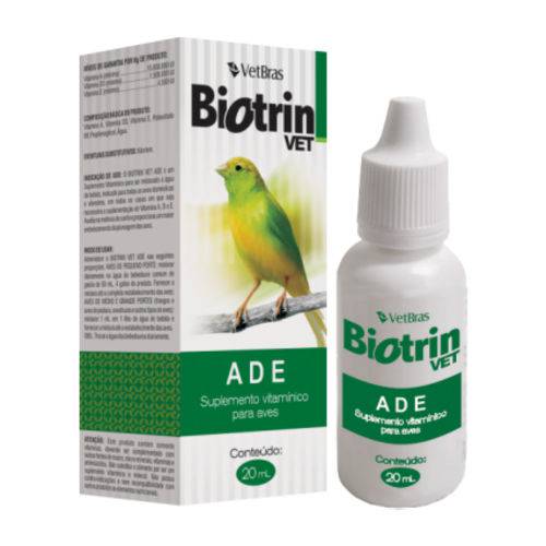 Biotrin Vet Ade para Aves Suplemento Vitaminico