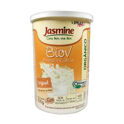 Biov Arroz + Cálcio em Pó Orgânico 300g - Jasmine