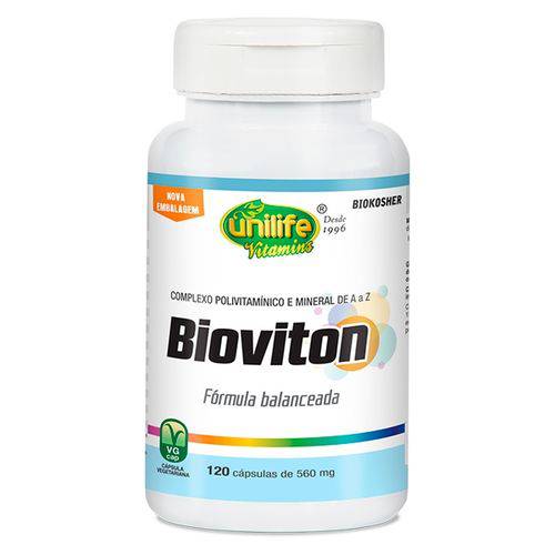 Bioviton Suplemento de Vitaminas e Minerais - Unilife - 120 Cápsulas
