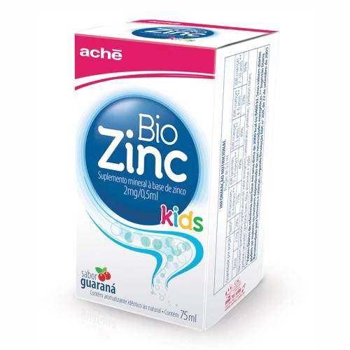 Biozinc Kids Solução Oral Sabor Guaraná 2mg/Ml 75ml