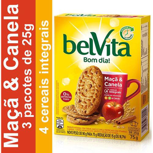 Bisc Belvita 75g-cx Maca/canela