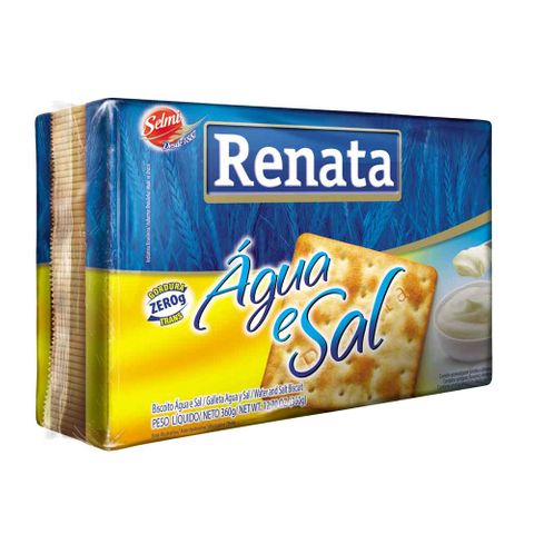 Biscoito Água e Sal 360g - Renata