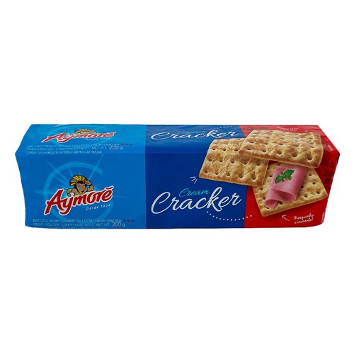 Biscoito Aymoré Cream Cracker com 200g