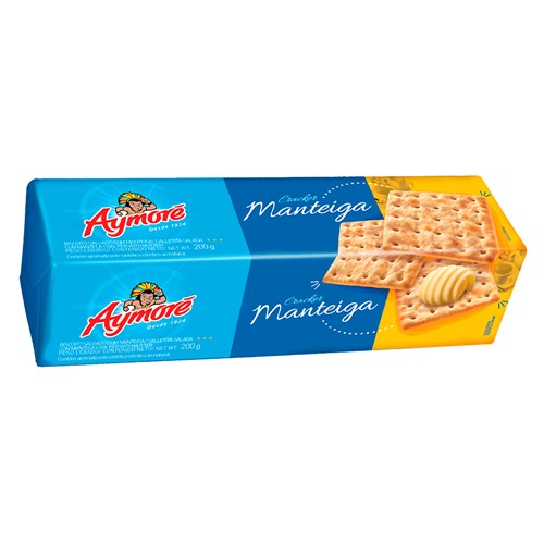 Biscoito Aymoré Cream Cracker Sabor Manteiga com 200g
