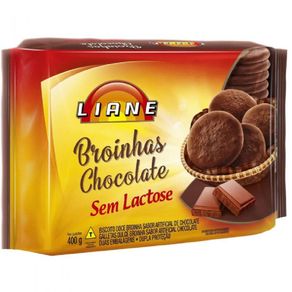 Biscoito Broinha de Chocolate Liane 400g