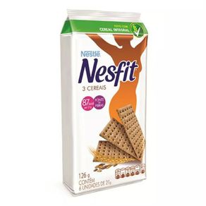 Biscoito 3 Cereais Nesfit Nestlé 126g