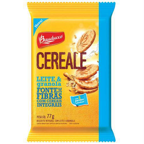 Biscoito Cereale Leite 77g - Bauducco