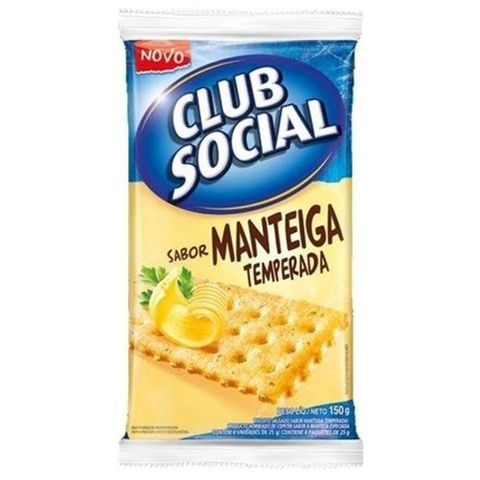 Biscoito Club Social Manteiga 23,5g C/6 - Nabisco
