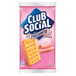 Biscoito Club Social Presunto 141g (6x23,5g)