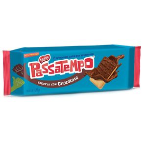 Biscoito Coberto com Chocolate Passatempo Nestlé 120g