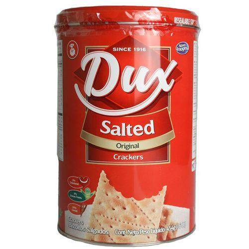 Biscoito Colombiano Dux Craker Salted Lata 454g