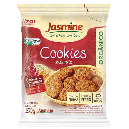 Biscoito Cookies Orgânico Quinoa Amaranto 150g - Jasmine