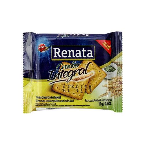 Biscoito Cream Cracker Integral 11g - Renata