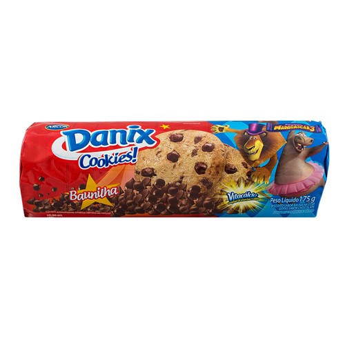 Biscoito Danix Cookies Sabor Baunilha com 175g
